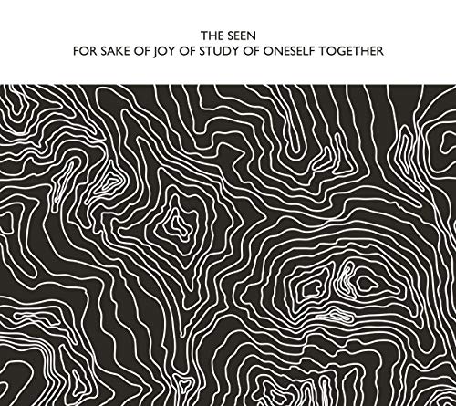 CD cover with white line art resembling topographic map on black.