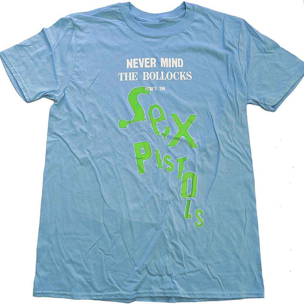 Black t-shirt with white Sex Pistols “NMTB” drop logo, size XX-Large.