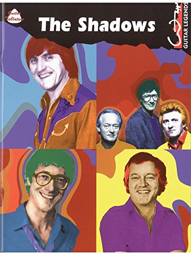 Sheet music cover featuring portraits of The Shadows band members.