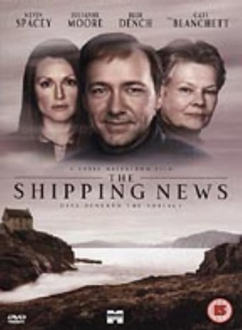 DVD cover for “The Shipping News” featuring Kevin Spacey, Cate Blanchett, and Judi Dench.