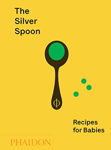 Book cover with a yellow background, a brown spoon illustration, and black text.