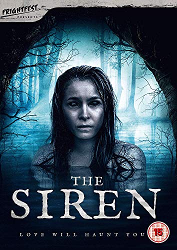 DVD cover art showing a woman with black eyes emerging from a dark lake.