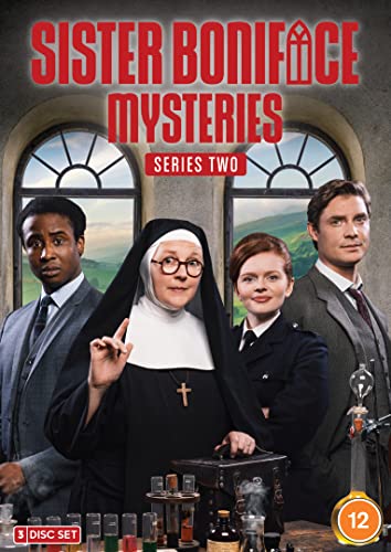 DVD cover for “Sister Boniface Mysteries” series two, featuring cast members.