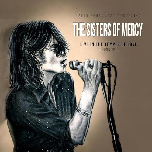 CD cover featuring an illustration of a singer with sunglasses and a microphone.