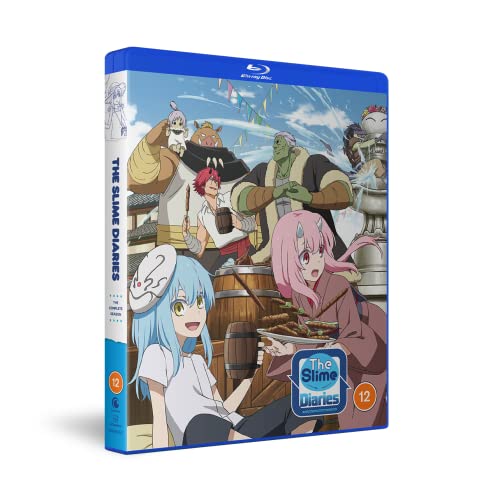 Blu-ray case for “The Slime Diaries” anime featuring colorful character art.
