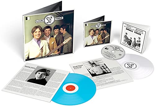 Small Faces Live 1966 vinyl box set with records, CD, and printed inserts.