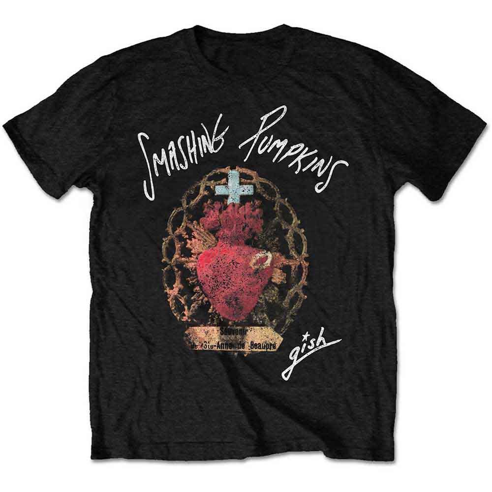 Black t-shirt featuring The Smashing Pumpkins souvenir design, size X-Large.