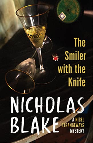 Book cover: wine glasses, a red flower, and bold yellow text.