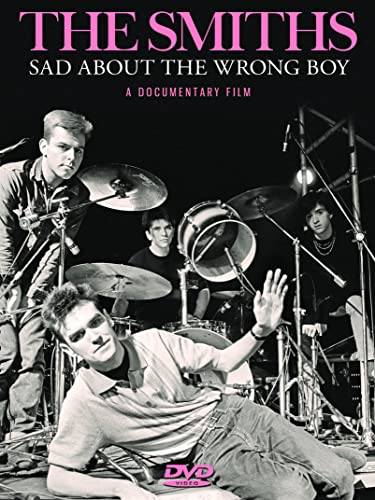 The Smiths band portrait on DVD cover for documentary film.