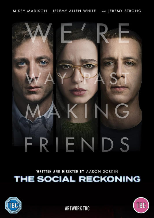 Three faces overlaid with text reading "We're Way Past Making Friends.