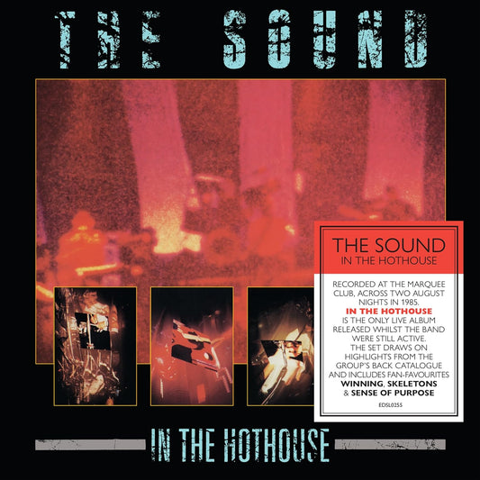 CD cover for “The Sound - In The Hothouse” with red and black imagery.
