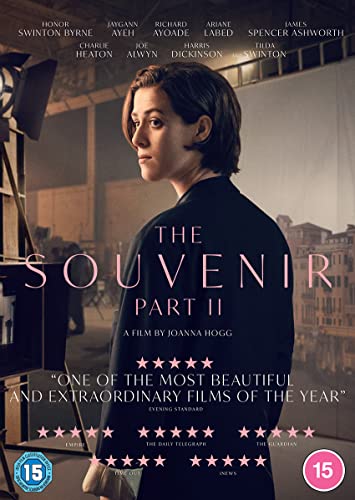 DVD cover for "The Souvenir: Part II" featuring Tilda Swinton in profile.