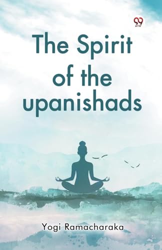 Book cover: "The Spirit of the Upanishads" with a meditating figure.