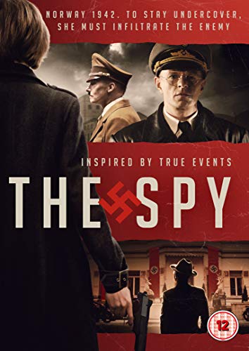 DVD cover for "The Spy" featuring figures in WWII-era Norway.