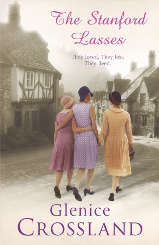Book cover: three women in 1920s dresses walking down a village street.