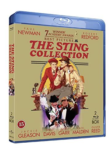 Blu-ray case for "The Sting" featuring Paul Newman and Robert Redford.
