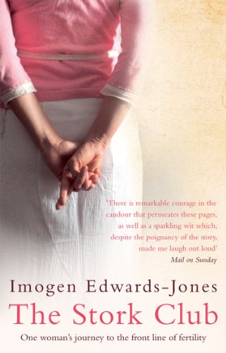 Book cover: "The Stork Club" by Imogen Edwards-Jones, featuring clasped hands.