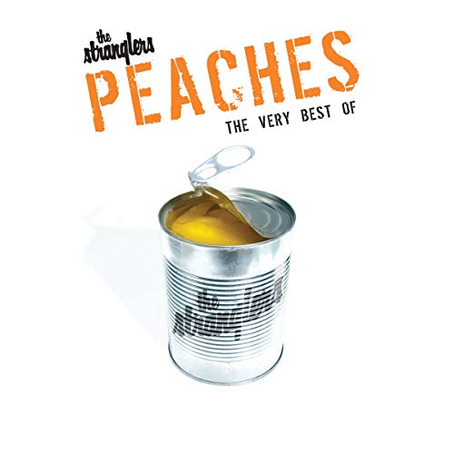 Album cover for The Stranglers’ “Peaches” featuring a can of peaches.