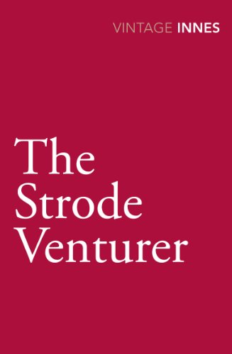 Red book cover with white text reading "The Strode Venturer.