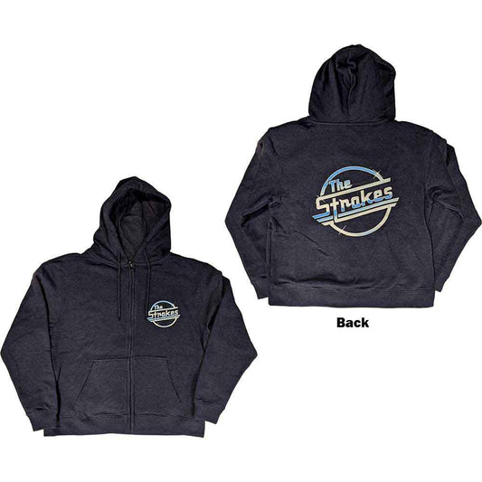Unisex zipped hoodie in size XX-Large with a graphic print on the back.