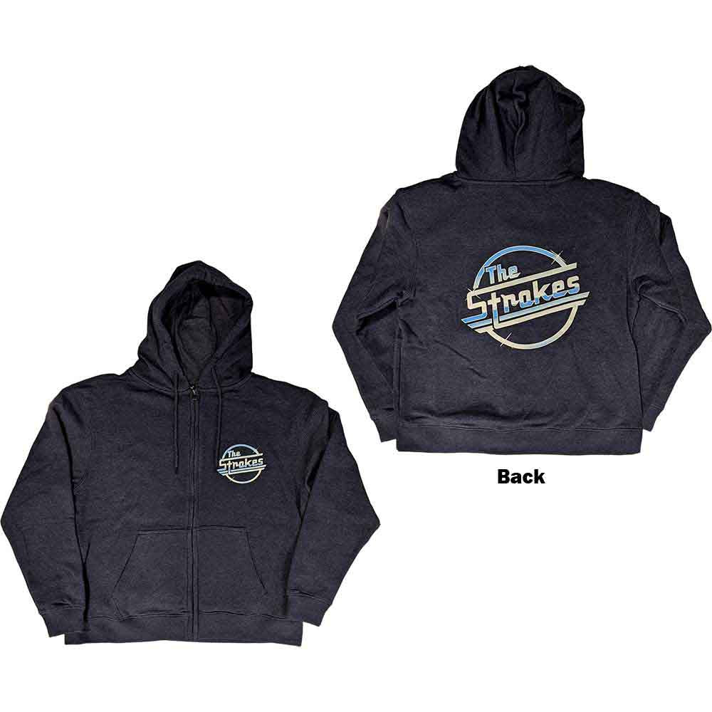 Unisex zipped hoodie in size XX-Large with a graphic print on the back.