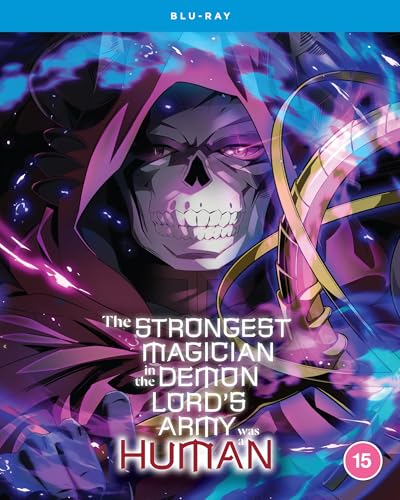 Blu-ray cover for anime "The Strongest Magician," featuring a hooded skeleton.