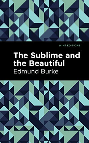 Book cover: "The Sublime and the Beautiful" by Edmund Burke, geometric pattern.