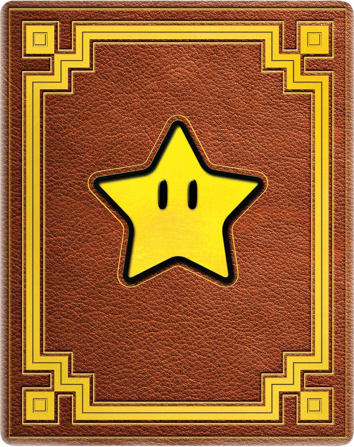 Brown steelbook cover with a gold star and decorative border.