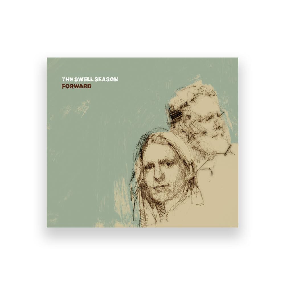 CD cover for The Swell Season’s “Forward” featuring sketched portraits.