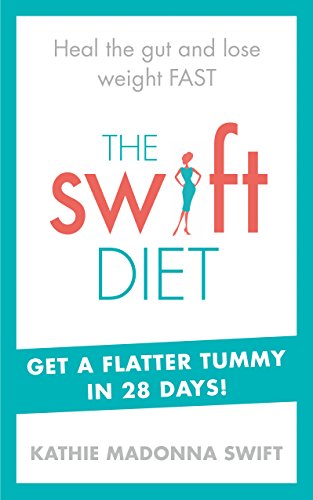 Book cover for “The Swift Diet” with a silhouette of a woman.
