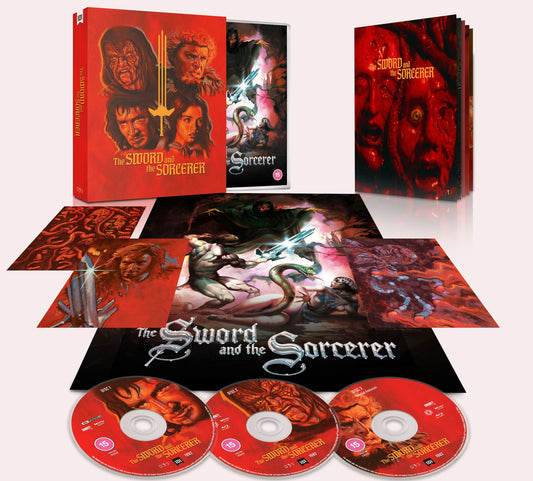 The Sword and the Sorcerer" limited edition 4K UHD Blu-ray box set.