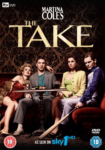 DVD cover for Martina Cole's The Take featuring four people sitting in a booth.