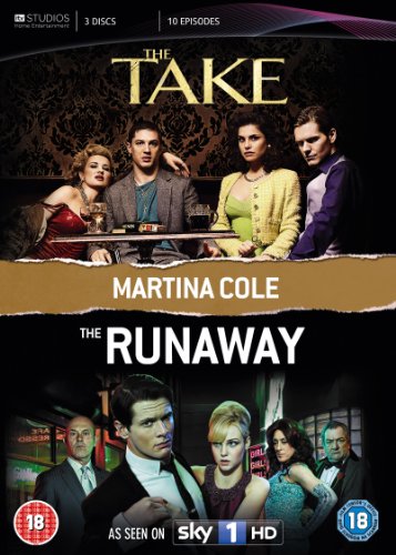 DVD cover art for The Take and The Runaway featuring cast portraits.