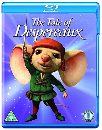 Blu-ray cover for “The Tale of Despereaux” featuring a mouse in green.
