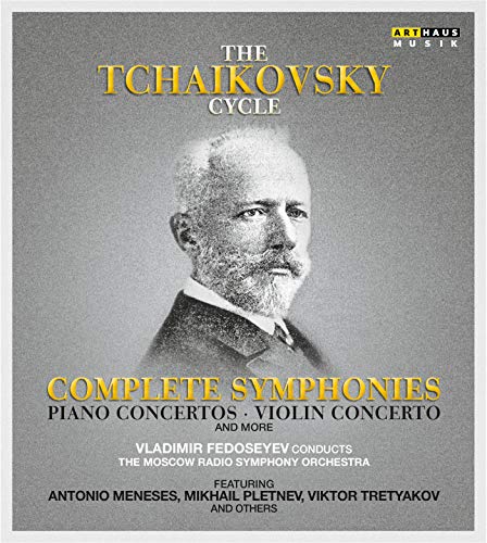 DVD cover featuring a portrait of composer Pyotr Ilyich Tchaikovsky.