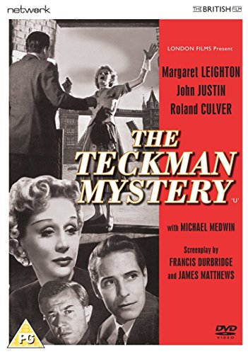 DVD cover for The Teckman Mystery featuring black and white film stills and cast names.