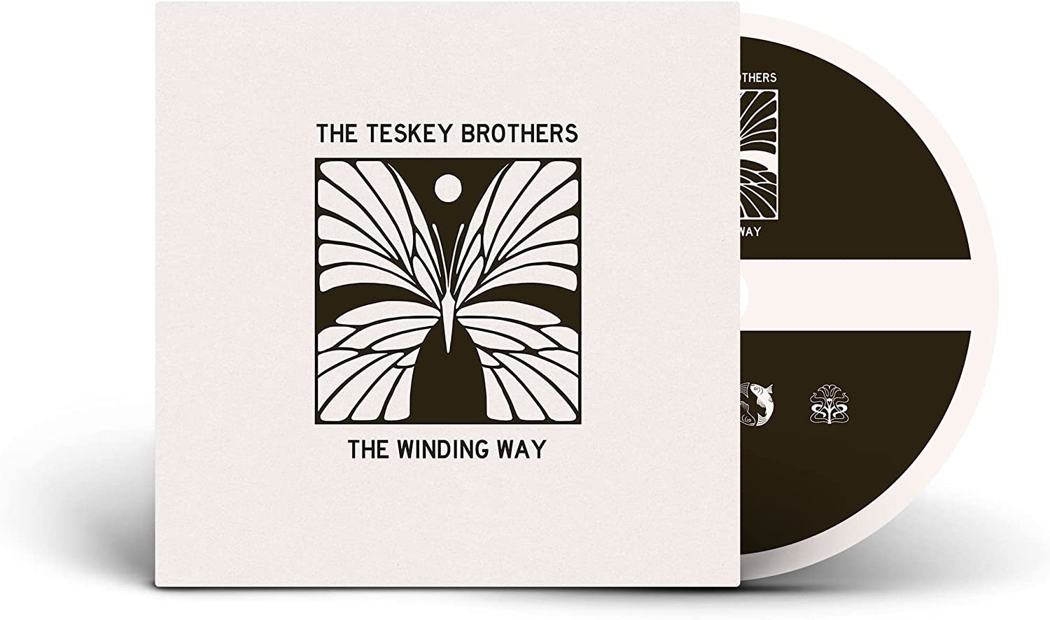 CD cover for The Teskey Brothers’ “The Winding Way” with butterfly design.
