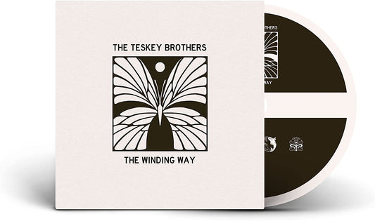 CD cover for The Teskey Brothers’ “The Winding Way” with butterfly design.