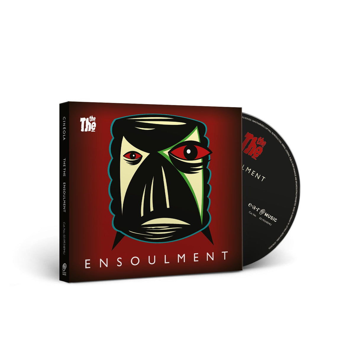 “The The - Ensoulment” mediabook with abstract face and CD visible.
