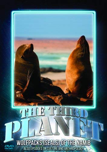DVD cover featuring two seals on a beach, title “The Third Planet: Wolfpacks”.
