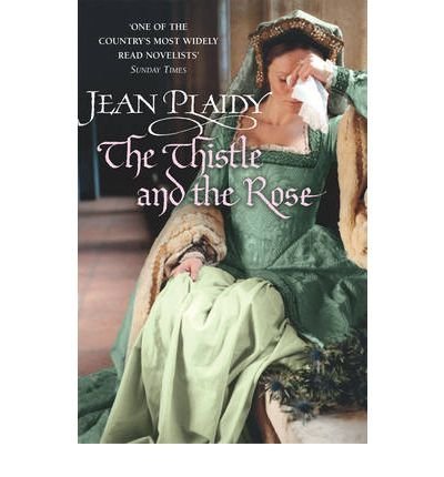 Book cover: woman in green Renaissance dress, crying into a handkerchief.