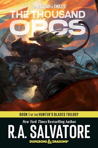 Book cover: warriors and a panther amidst a fiery, chaotic battle.