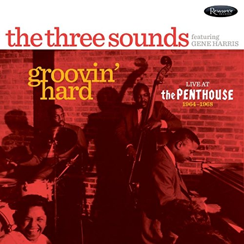 CD cover for “The Three Sounds & Gene Harris - Groovin’ Hard” album.