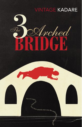 Book cover: red silhouette falling from a three-arched bridge.