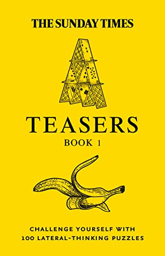 Yellow book cover with a house of cards and a banana peel.