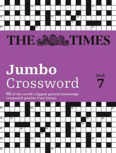 The Times Jumbo Crossword Book 7 cover with partial puzzles visible.