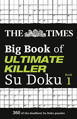 Black book cover with white "Times" logo and colorful "Killer Su Doku" title.