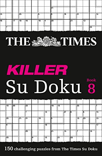 The Times Killer Su Doku Book 8 cover with a grid puzzle background.