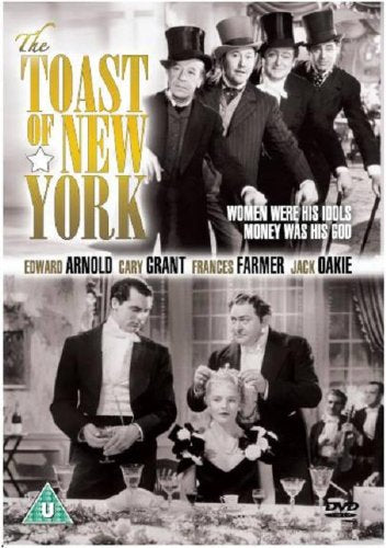 The Toast of New York" DVD cover with Cary Grant and Frances Farmer.