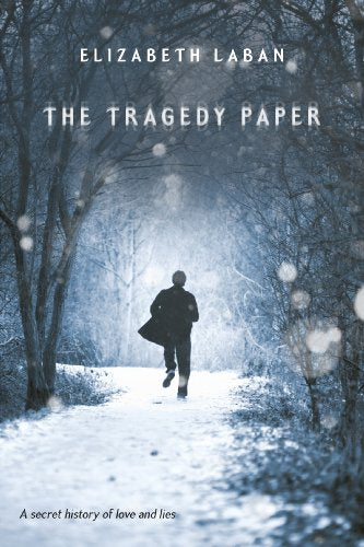 Book cover: a person walking down a snowy, tree-lined path.
